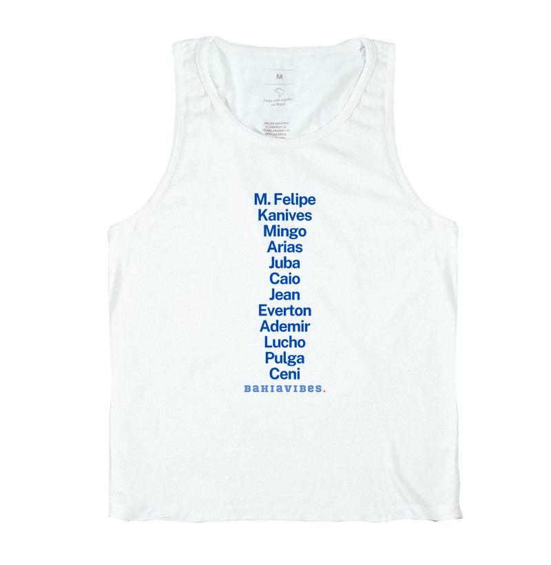 Camiseta Escalação (Branca / Cinza)