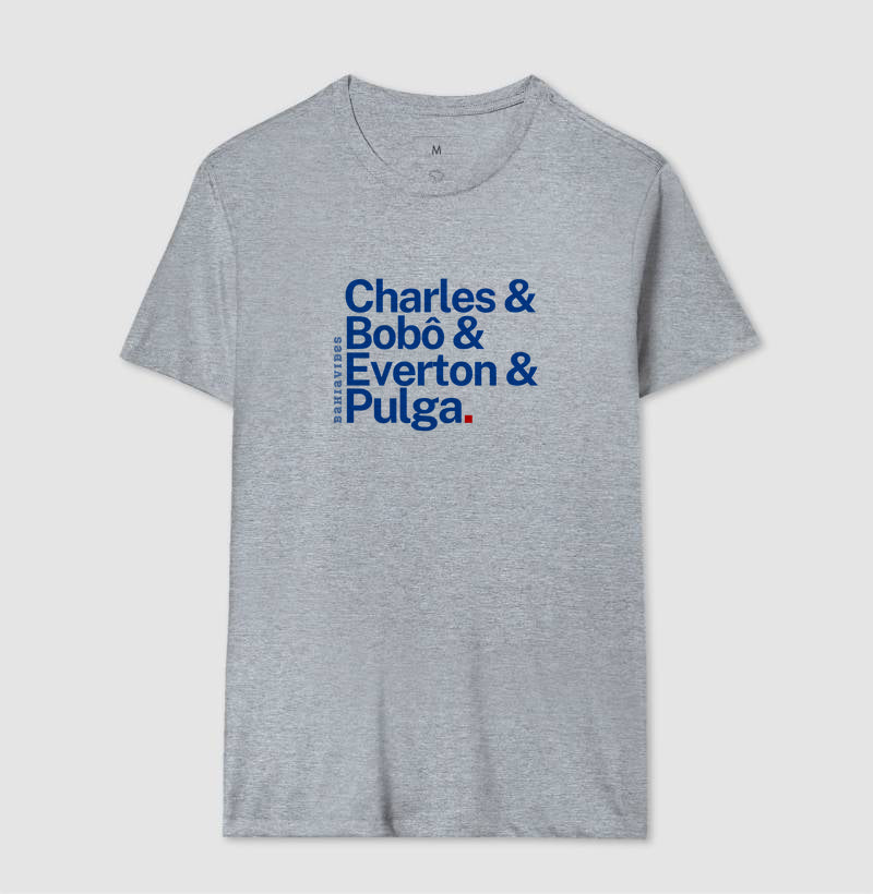 Camiseta Charles & Bobô & Everton & Pulga (Várias Cores)
