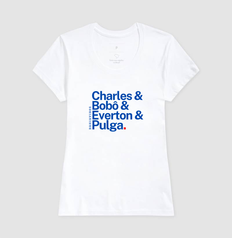 Camiseta Charles & Bobô & Everton & Pulga (Várias Cores)