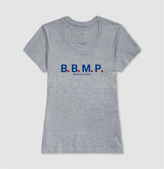 Camiseta B.B.M.P (Branca / Cinza)