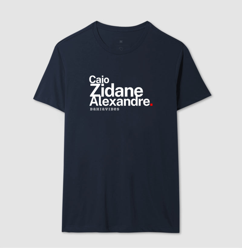 Camiseta Caio Zidane Alexandre (Azul)