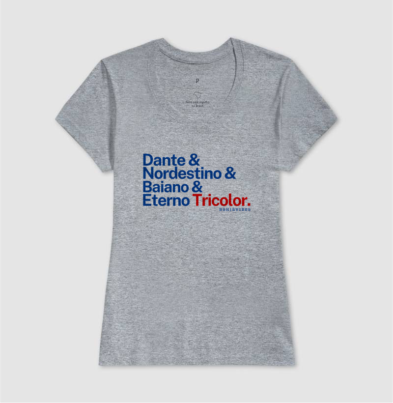 Camiseta Dante Eterno Tricolor (Branca / Cinza)