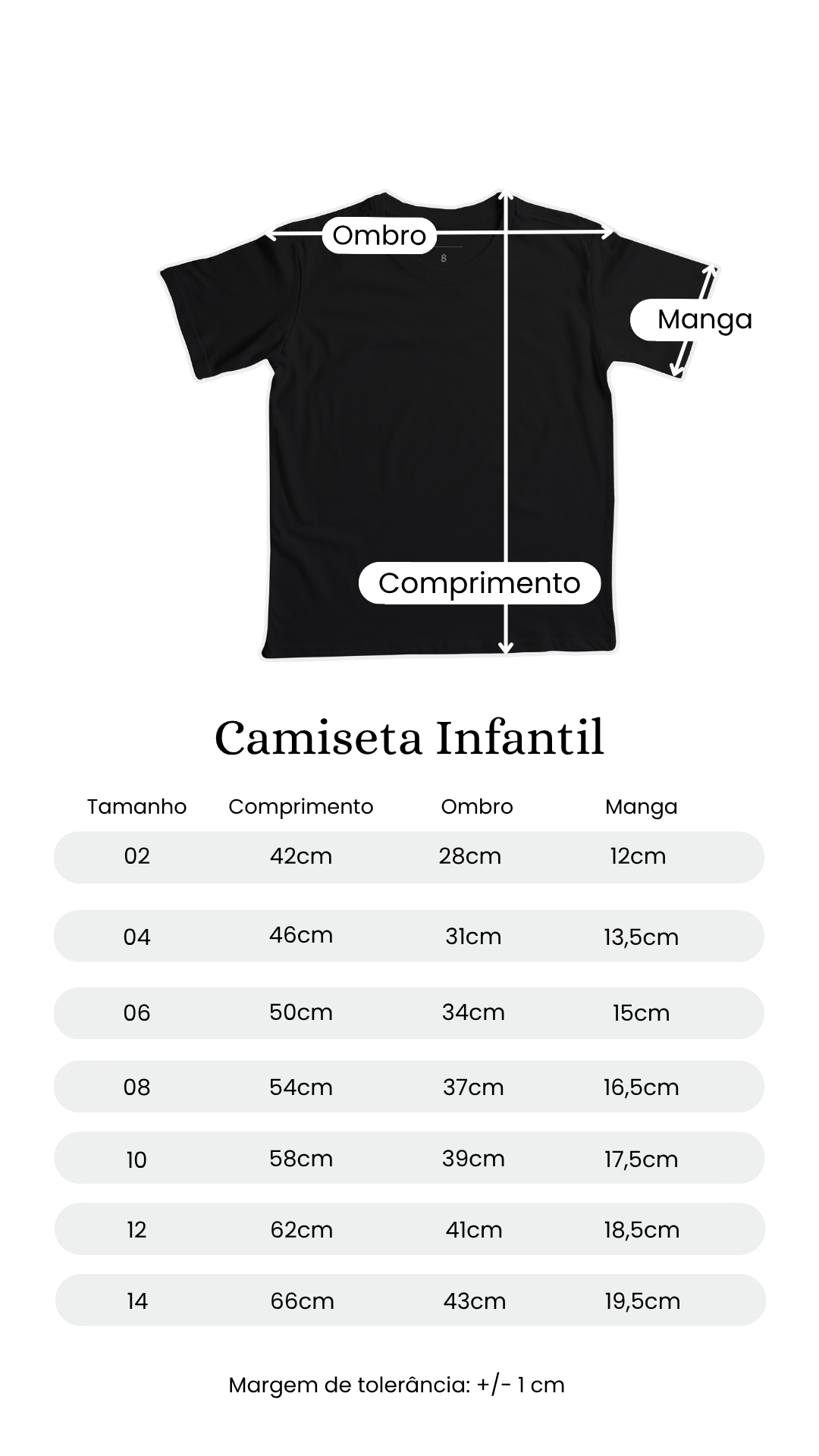 Camiseta Infantil Somos do Povo o Clamor (Branca)