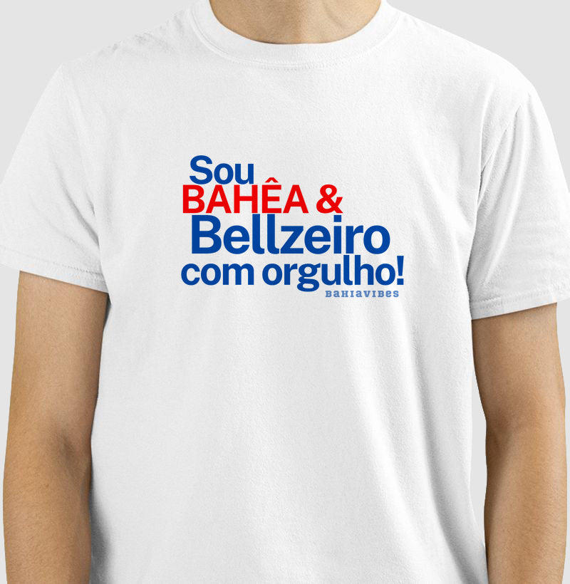 Camiseta Sou Bahia e Belzeiro/branca