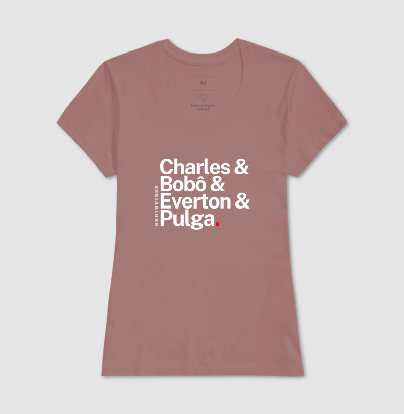 Camiseta Charles & Bobô & Everton & Pulga (Várias Cores)