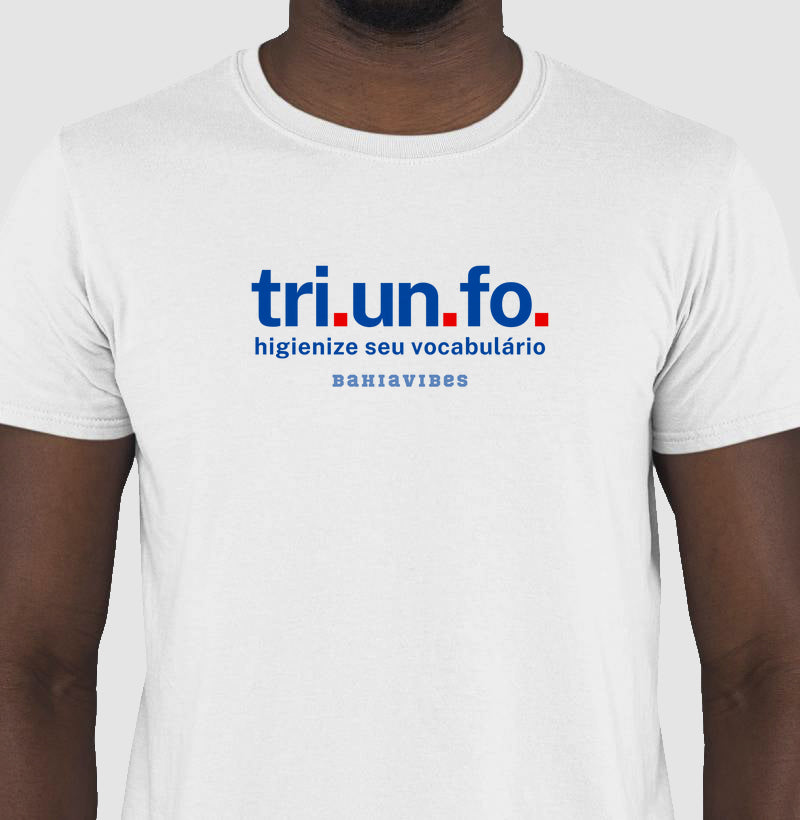 Camiseta Triunfo (Branca / Cinza)