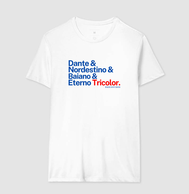 Camiseta Dante Eterno Tricolor (Branca / Cinza)