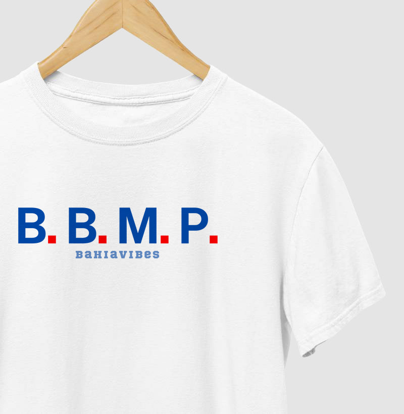 Camiseta B.B.M.P (Branca / Cinza)