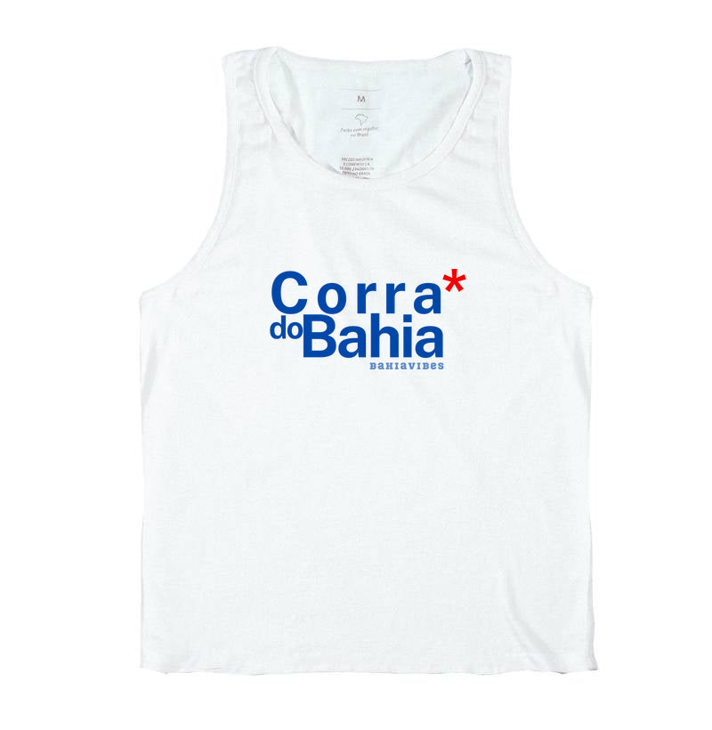 Camiseta Corra do Bahia (Branca / Cinza)