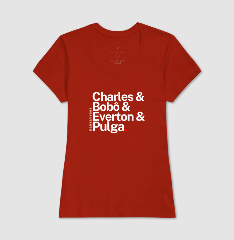 Camiseta Charles & Bobô & Everton & Pulga (Várias Cores)