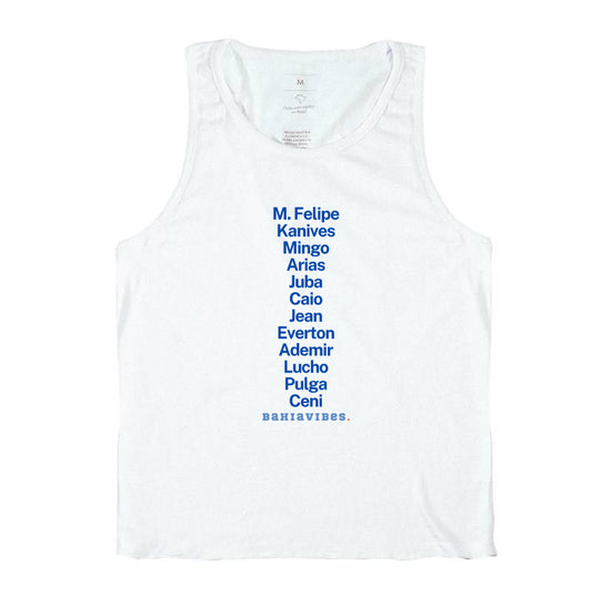 Camiseta Escalação (Branca / Cinza)