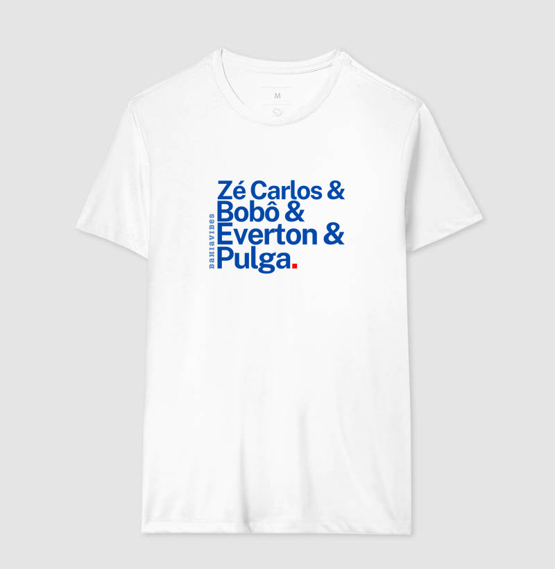 Camiseta Zé Carlos & Bobô & Everton & Pulga.