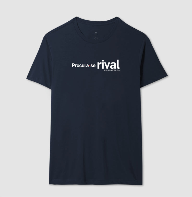 Camiseta Procura-se Rival (Azul / Vermelha)