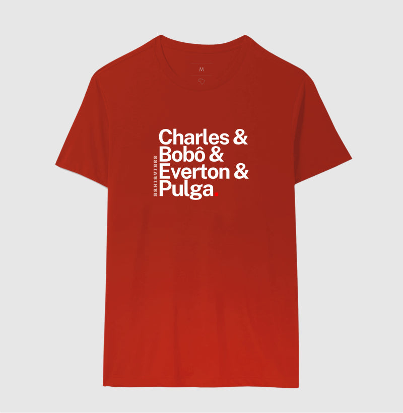 Camiseta Charles & Bobô & Everton & Pulga (Várias Cores)