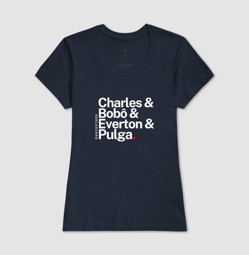 Camiseta Charles & Bobô & Everton & Pulga (Várias Cores)