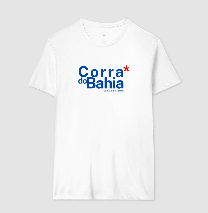 Camiseta Corra do Bahia (Branca / Cinza)