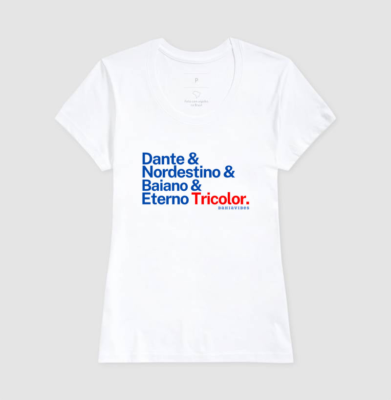 Camiseta Dante Eterno Tricolor (Branca / Cinza)