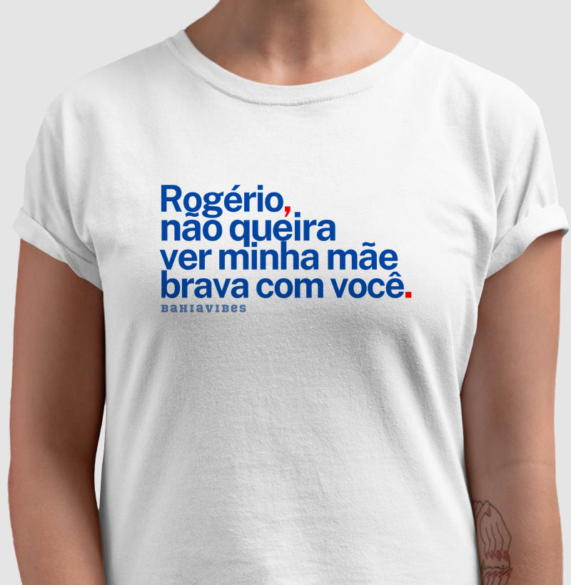 Camiseta Mãe Brava (Branca / Cinza)