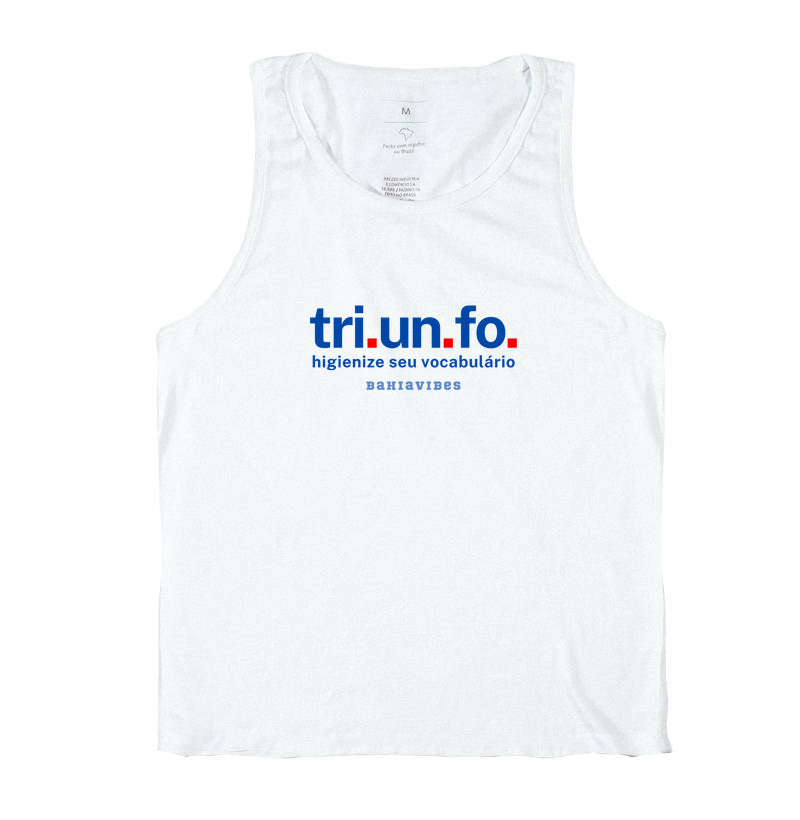 Camiseta Triunfo (Branca / Cinza)