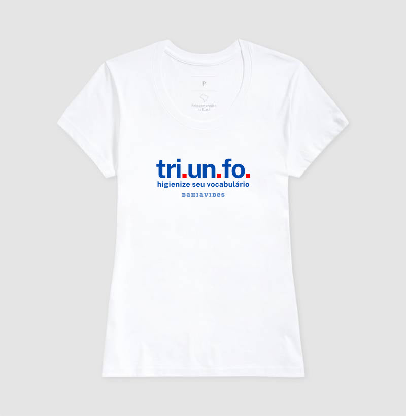 Camiseta Triunfo (Branca / Cinza)