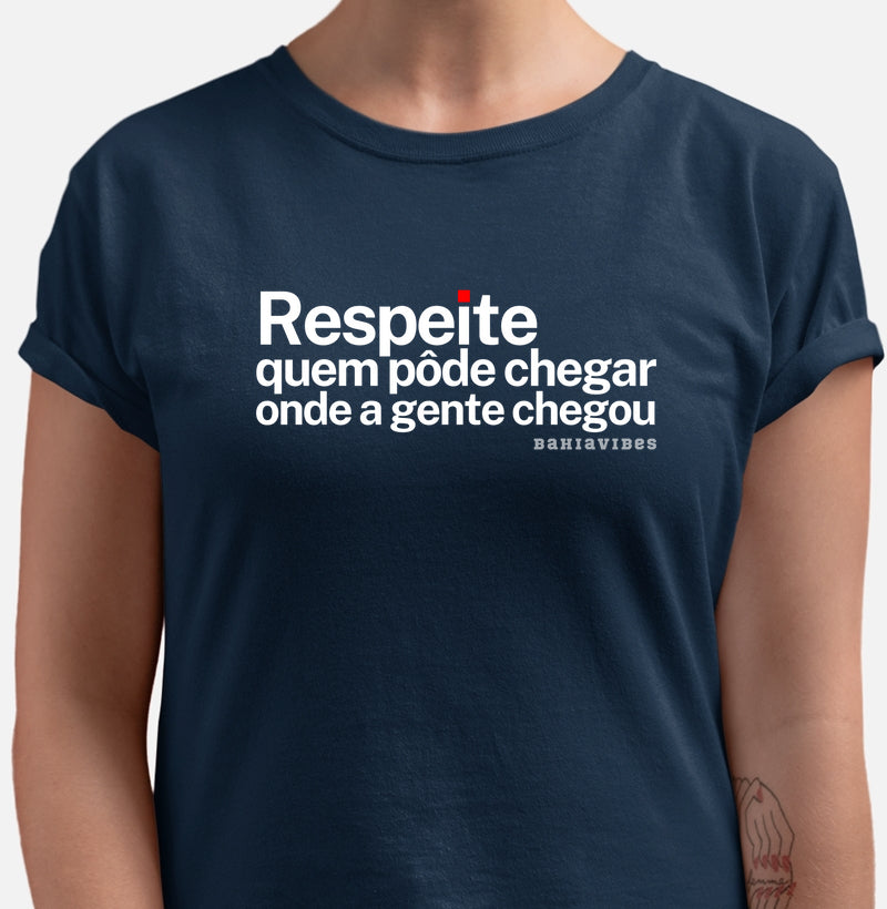 Camiseta Respeite (Azul)