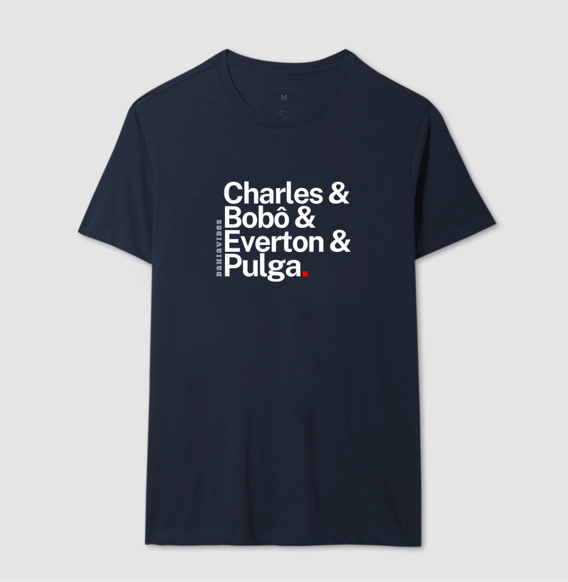 Camiseta Charles & Bobô & Everton & Pulga (Várias Cores)