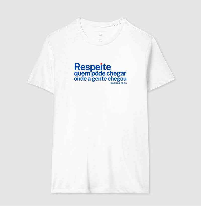 Camiseta Respeite (Branca / Cinza)