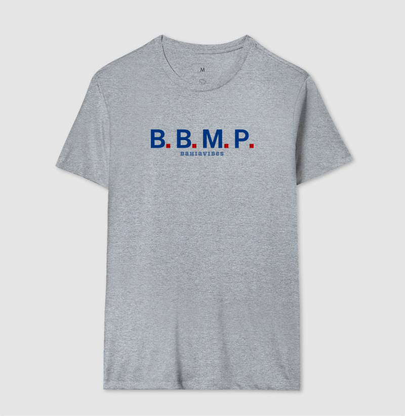 Camiseta B.B.M.P (Branca / Cinza)