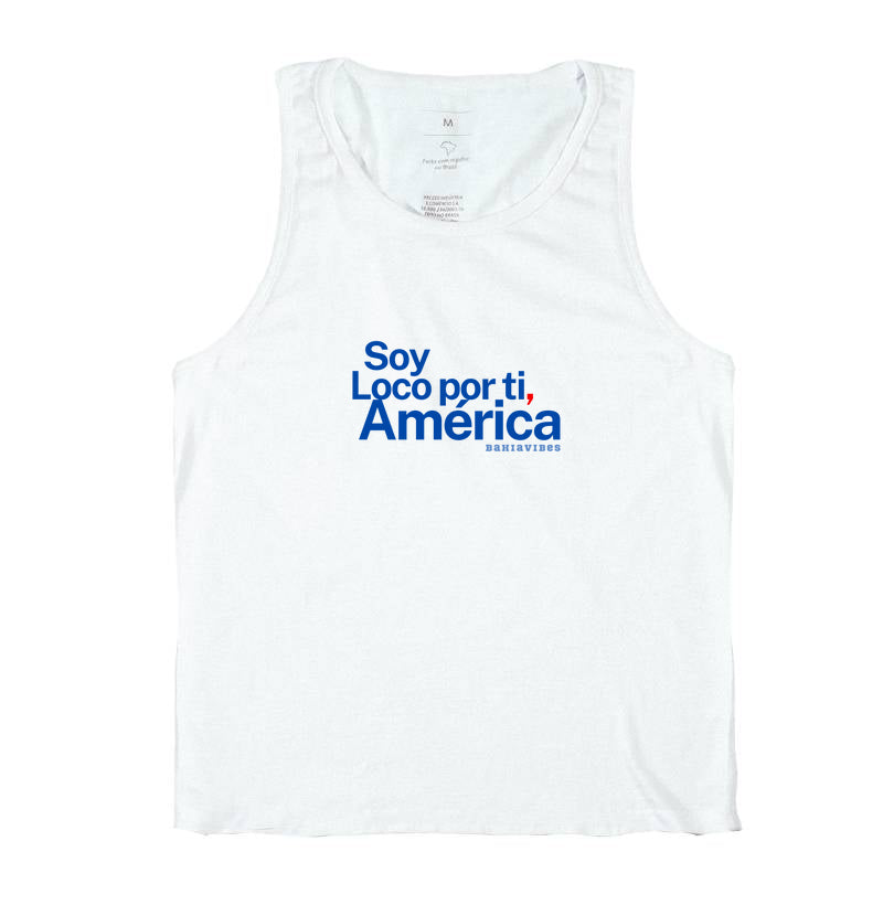 Regata Soy Loco Por Ti América (Branca)